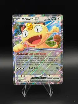 Pokemon Meowth EX 062/088 ME03: Perfect Order NM Double Rare - Image 1