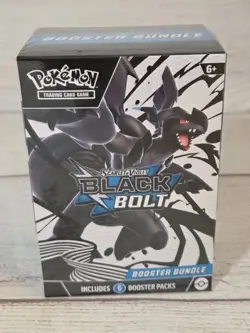 Pokemon TCG Scarlet & Violet Black Bolt Booster Bundle - NEW FACTORY SEALED - Image 1