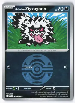 Galarian Zigzagoon (Dusk Ball) 130/217 Ascended Heroes Pokemon Reverse Holo NM - Image 1