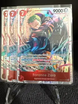 One Piece TCG Roronoa Zoro EB04-007 SR x3 - Image 1