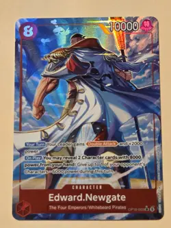 Edward Newgate (SR) ALT ART OP16-003 One Piece TCG The Time Of Battle - Image 1