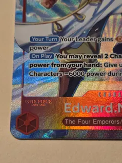 Edward Newgate (SR) ALT ART OP16-003 One Piece TCG The Time Of Battle - Image 4