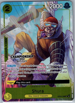 One Piece TCG Shura OP05-106 – CS 2024 Celebration Pack Promo – NM - Image 1