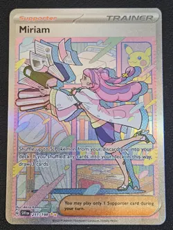 Miriam 251/198 SV01: Scarlet & Violet Base Set Holo SIR NM - Image 1