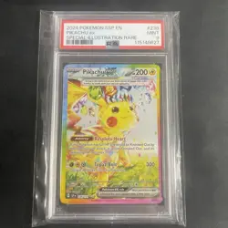 Pikachu EX 238/191 Special Illustration Rare Ssp En Surging Sparks Pokemon PSA 9 - Image 1