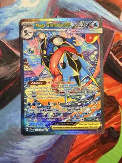 Mega Greninja ex SIR 116/086 Chaos Rising Special Illustration Rare Pokemon TCG - Image 1