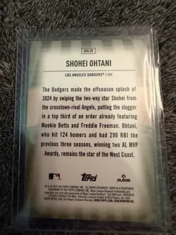 Topps 2024 Update Series Shohei Ohtani Dodgers Home Field Advantage HFA-29 - Image 4