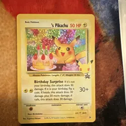 _____'s Pikachu 24 Wotc Promo Holo Pokemon TCG Card English HP 50 - Image 4
