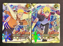 Naruto Kayou Naruto Uzumaki & Boruto Promo SCR Card TCG Set NR-SCR-001 & 002 - Image 1