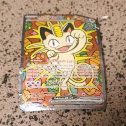 Meowth 052/078 Pokemon GO Full Art Holo Rare English Pokemon TCG Card - Image 1