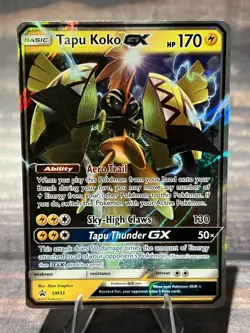Tapu Koko GX SM33 Promo Sun & Moon Promo Pokemon Card - Image 1