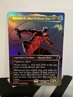 Daredevil, Man Without Fear (Borderless) (0324) Marvel Super Heroes Foil - Image 1