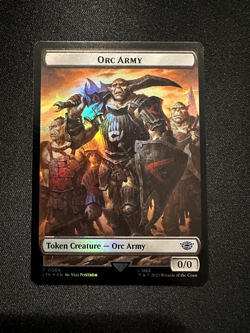 Orc Army / Food T0006 / T0009 Double-Sided (Foil) MTG: LTR - NM - Image 1