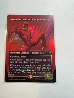 Daredevil, Man Without Fear (Borderless) (0372) Marvel Super Heroes Foil - Image 1