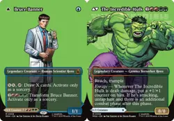 1x Bruce Banner // The Incredible Hulk (0359) - Foil - Borderless MTG - Marvel S - Image 1