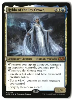 MTG Hylda of the Icy Crown [WOE - 206] LP - Image 2