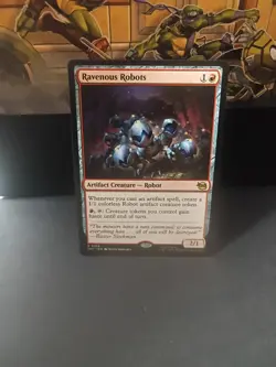Wizards of the Coast MTG TMNT Ravenous Robots Artifact Creature Rare 0106 EN - Image 1