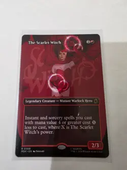 The Scarlet Witch Borderless MTG Marvel Super Heroes Nm/M *ON HAND* - Image 1