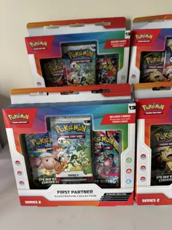 x4 Series 2 Pokemon TCG: First Partner Illustration Collection Box Sealed - Image 4