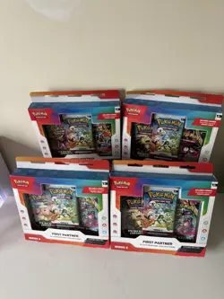 x4 Series 2 Pokemon TCG: First Partner Illustration Collection Box Sealed - Image 5