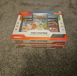 2x Pokemon - First Partner Illustration Collection - Series 2 - Factory Sealed.. - Image 2