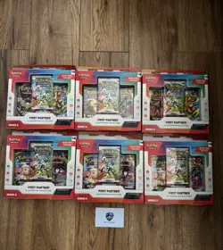 Pokemon: First Partner Illustration Collection Series 2 Box Brand New Sealed x6 - Image 1