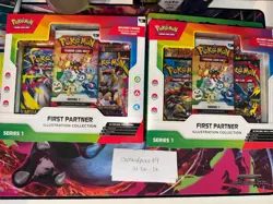 Pokemon TCG First Partner Illustration Collection Series 1 X 2 Sealed boxes - Image 1