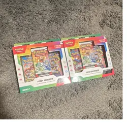 Pokemon TCG First Partner Illustration Collection Series 1- 2 Sealed Boxes - Image 1