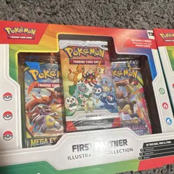 Pokemon TCG First Partner Illustration Collection Series 1- 2 Sealed Boxes - Image 2