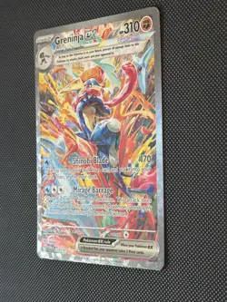 The Pokemon Company Greninja ex 214/167 Twilight Masquerade SIR Full Art Holo - Image 4