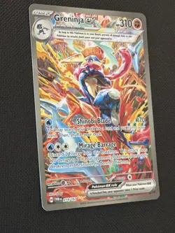 The Pokemon Company Greninja ex 214/167 Twilight Masquerade SIR Full Art Holo - Image 5