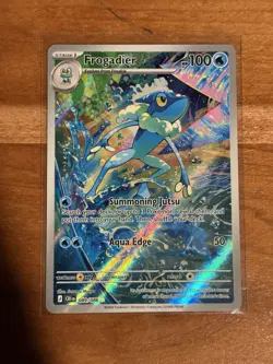 Frogadier English Holo Full Art Secret Rare 089/086 - Image 1