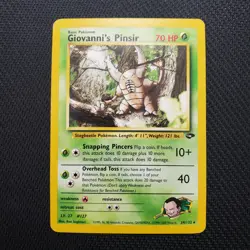 Giovanni's Pinsir 24/132 Gym Challenge NonHolo Rare MP - Image 1
