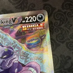 Pokemon Galarian Slowking V 179/198 SWSH Chilling Reign Alternate Art Holo - Image 3