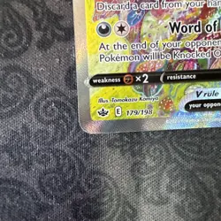 Pokemon Galarian Slowking V 179/198 SWSH Chilling Reign Alternate Art Holo - Image 5