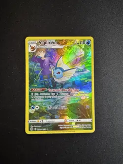 Pokemon TCG Vaporeon TG02/TG30 Brilliant Stars Trainer Gallery Holo NM - Image 1