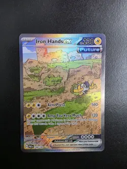 Iron Hands ex 248/182 Special Illustration Rare Paradox Rift Pokemon - NM - Image 1
