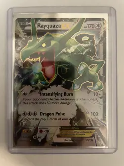 Rayquaza EX 75/108 Holo EX Rare Roaring Skies Pokemon NM - Image 3