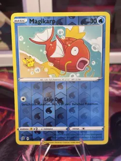 Pokemon 2020 SWSH Rebel Clash Magikarp 039/192 Reverse Holo LP - Image 1