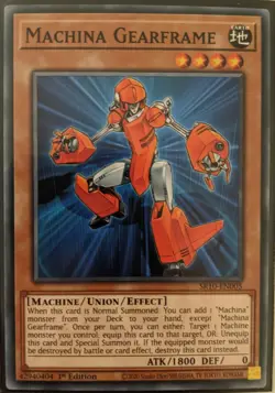 YuGiOh Machina Gearframe 1st Edition SR10-EN005 - Image 1