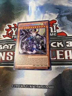 YUGIOH DARKLORD MORNINGSTAR DESO-EN029 SECRET 1ST ED NM C15 2 - Image 2
