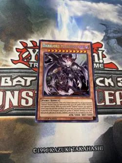 YUGIOH DARKLORD MORNINGSTAR DESO-EN029 SECRET 1ST ED NM C15 2 - Image 3