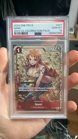 Nami ST01-007 Championship 2023 Celebration Pack One Piece Card English PSA10 - Image 1