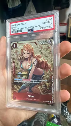 Nami ST01-007 Championship 2023 Celebration Pack One Piece Card English PSA10 - Image 3