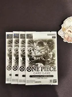 4x One Piece Card Game TCG - Tournament Pack 2025 Vol. 3 - English SEALED - Image 1