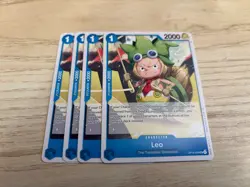 OP15-052 Playset 4 x Leo English UC One Piece TCG Card Game - Image 1