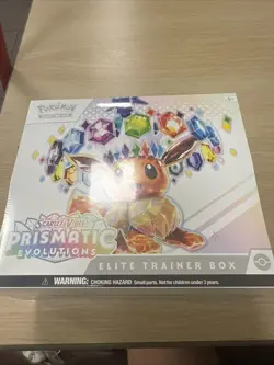 Pokemon TCG Prismatic Evolutions ETB Brand New Factory Sealed Free Shipping - Image 1