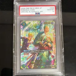 PSA10 Zoro PRB02-006 SP EGGHEAD CRISIS EB04 ONE PIECE Card GEM MINT JP - Image 1