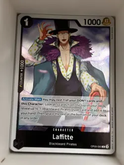 OP09-095 Laffitte English R One Piece TCG Card Game - Image 1