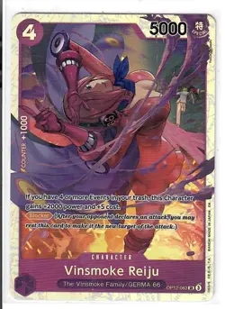 Vinsmoke Reiju OP12-063 Super Rare Legacy of the Master One Piece Foil Near Mint - Image 1